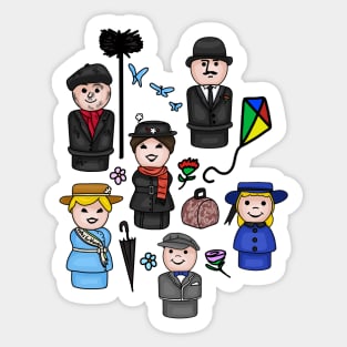 Mary Poppins All-Over Print Sticker